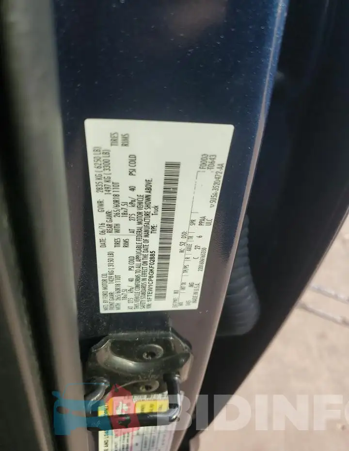 1FTEW1CP8GKF02885 Photo# 12