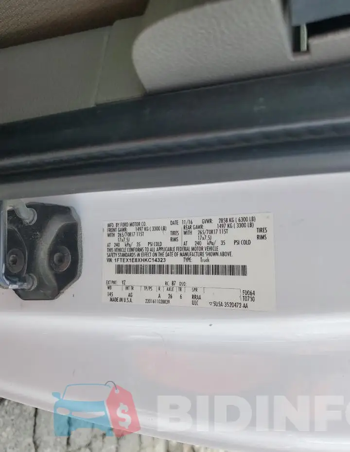 1FTEX1E8XHKC14323 Photo# 12