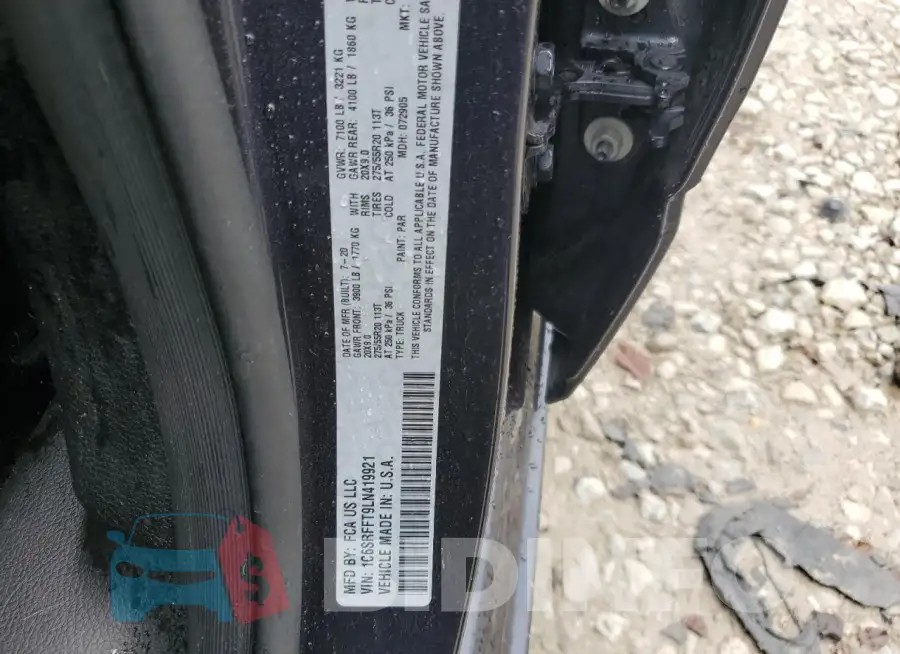 1C6SRFFT9LN419921 Photo# 12