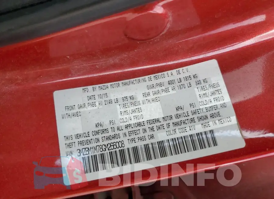 3MZBM1M78GM266008 Photo# 12