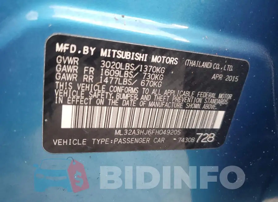 ML32A3HJ6FH049205 Photo# 13