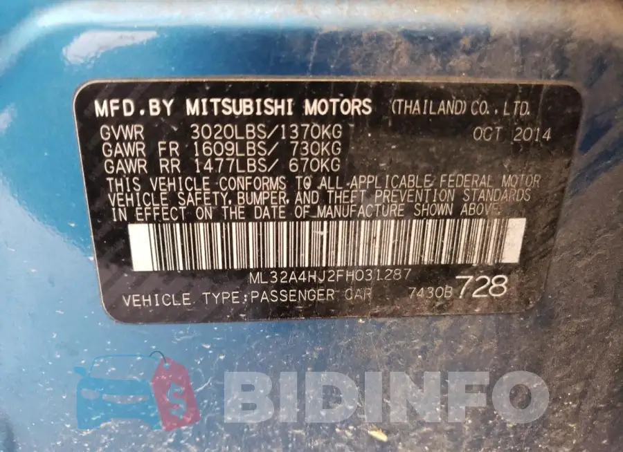 ML32A4HJ2FH031287 Photo# 12