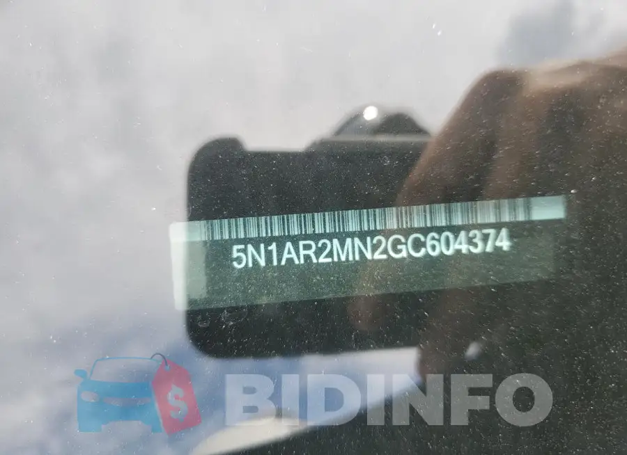 5N1AR2MN2GC604374 Photo# 14