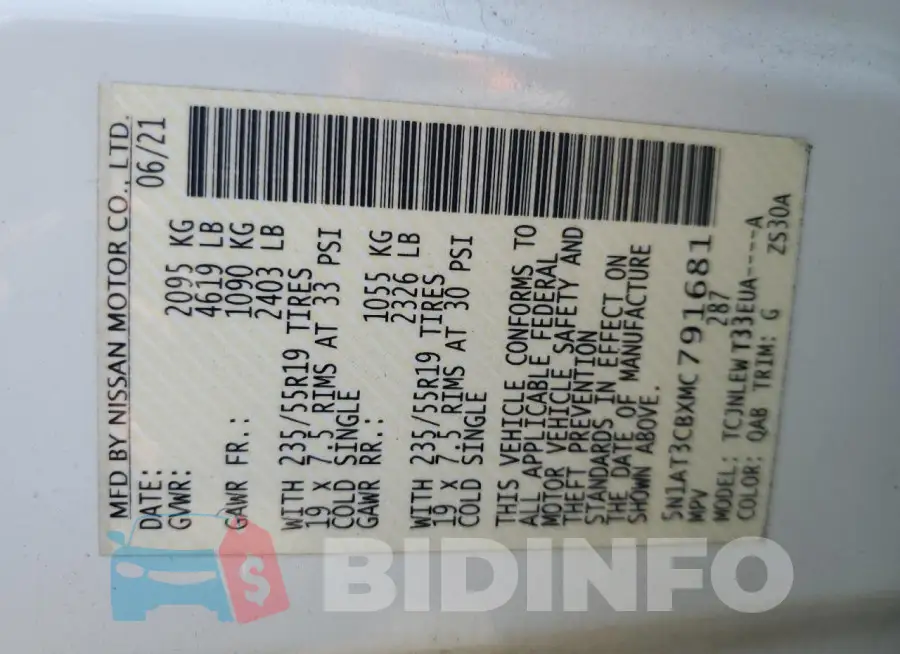 5N1AT3CBXMC791681 Photo# 13