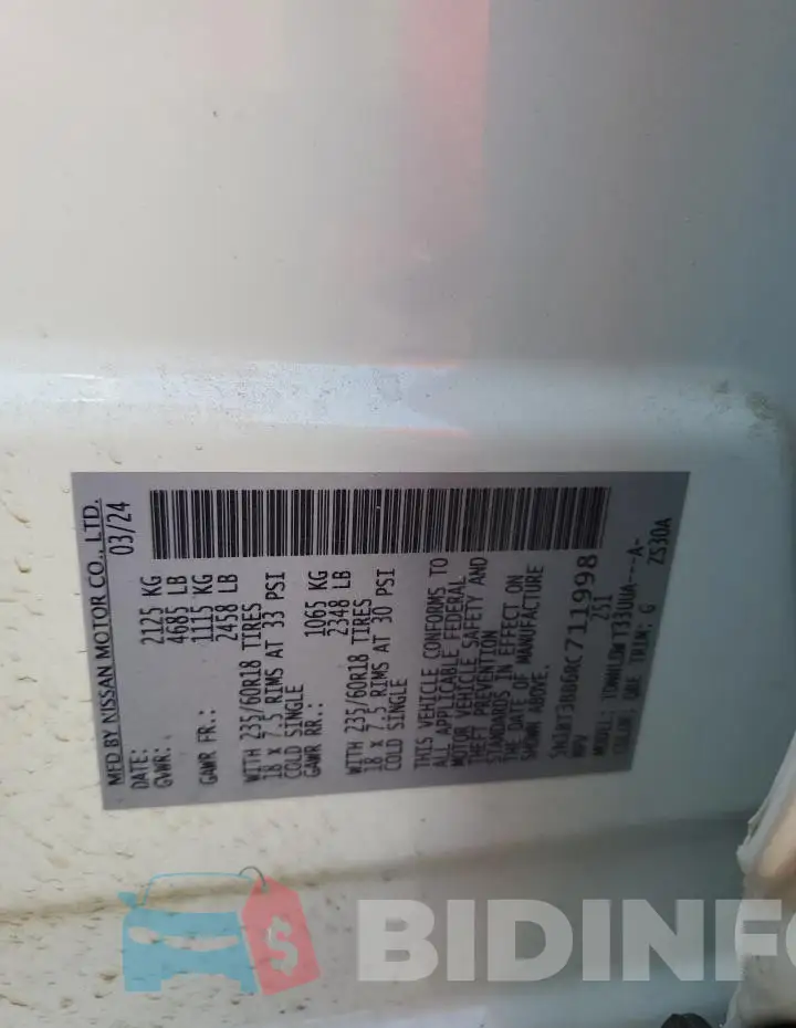 5N1BT3BB6RC711998 Photo# 13