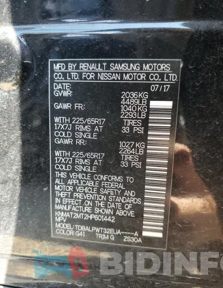 KNMAT2MT2HP601442 Photo# 13