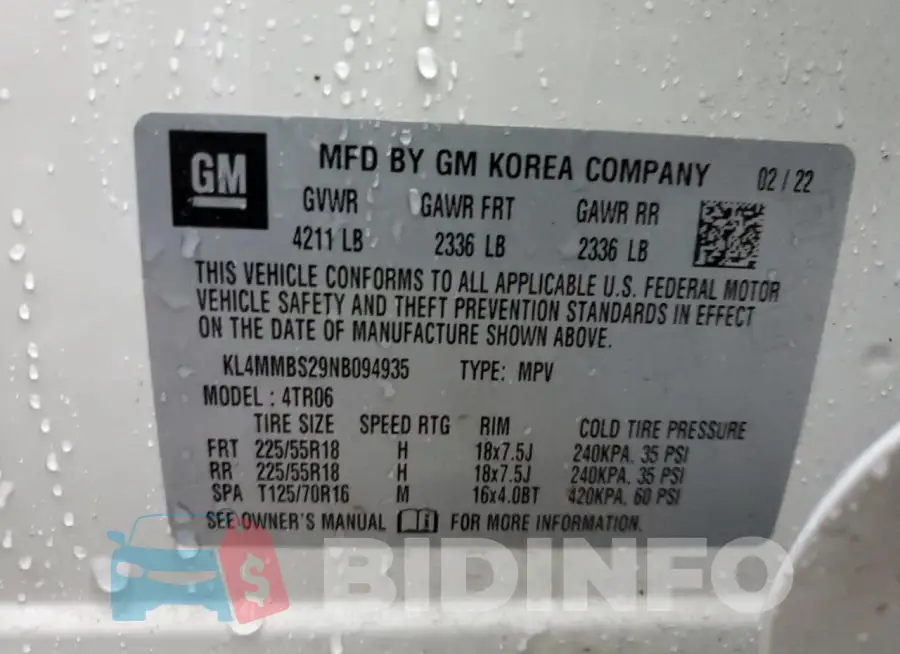 KL4MMBS29NB094935 Photo# 13