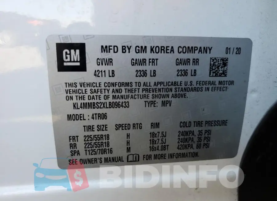 KL4MMBS2XLB096433 Photo# 13
