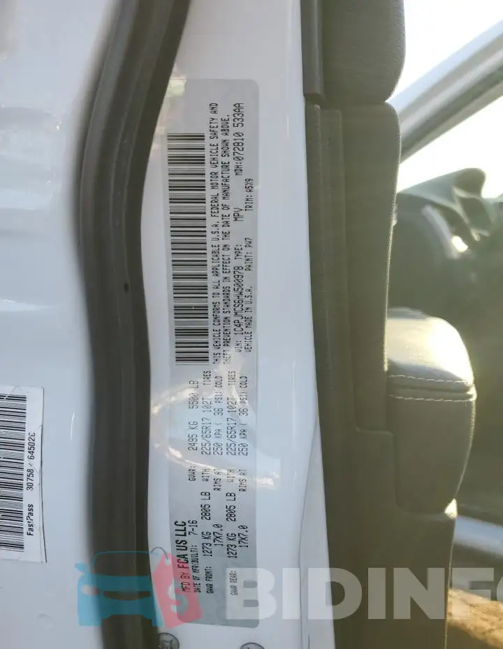 1C4PJMCS6HW500978 Photo# 14