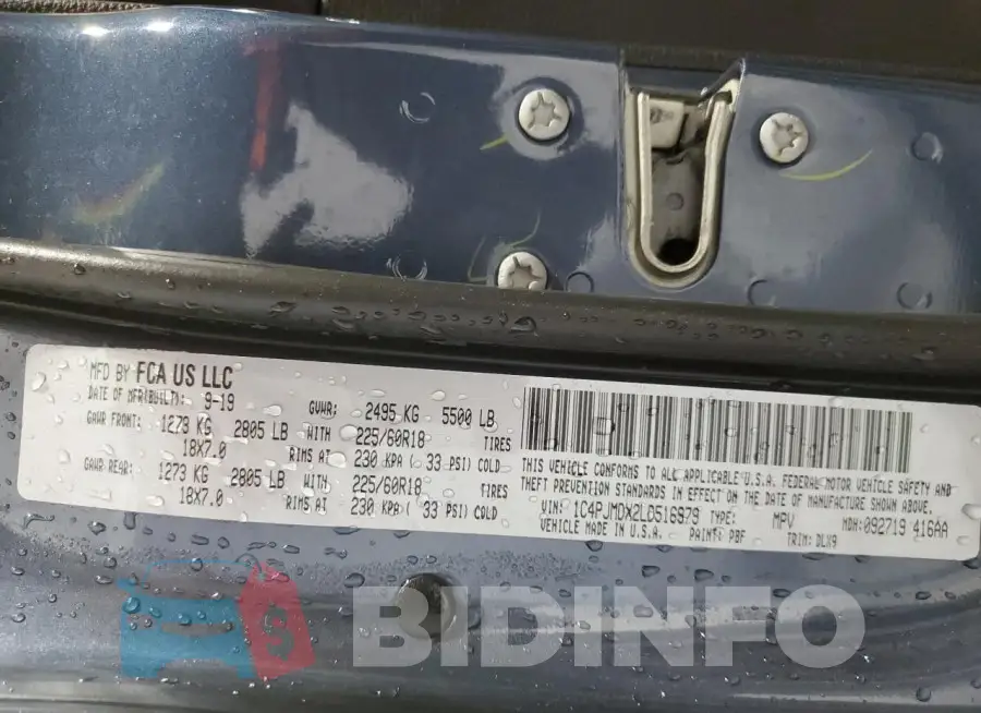 1C4PJMDX2LD516979 Photo# 14