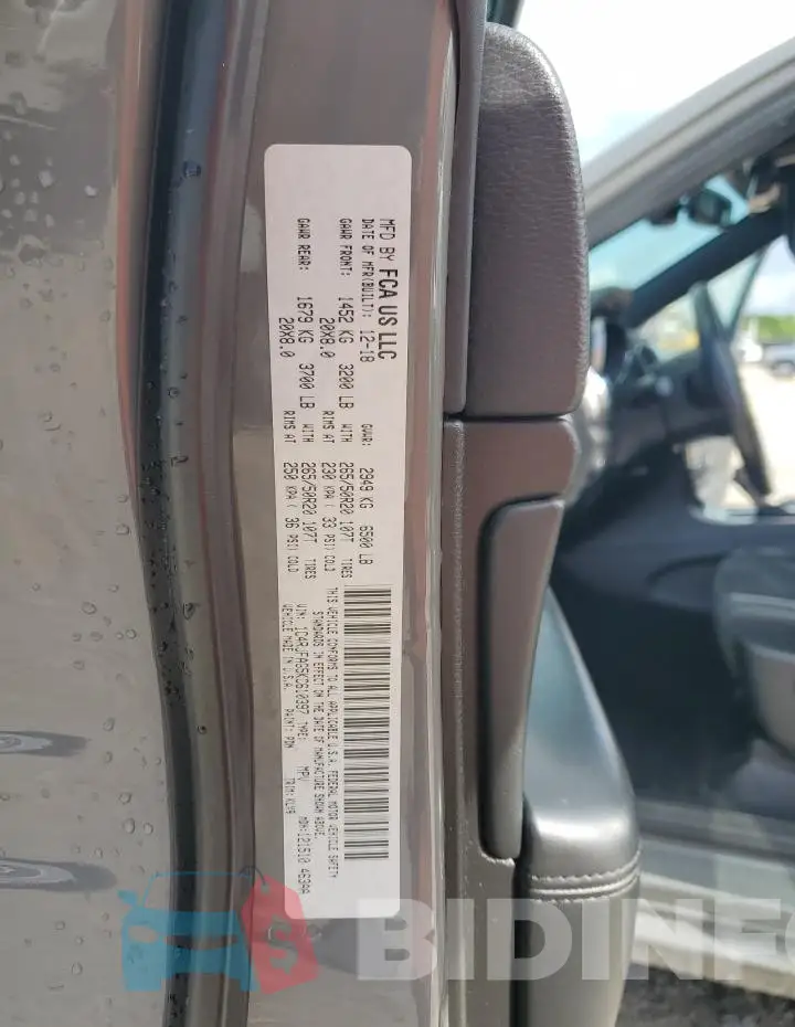1C4RJFAG5KC610397 Photo# 14