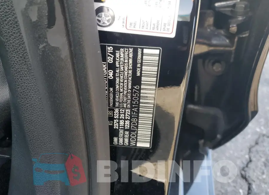 WDDLJ7DB1FA150576 Photo# 12