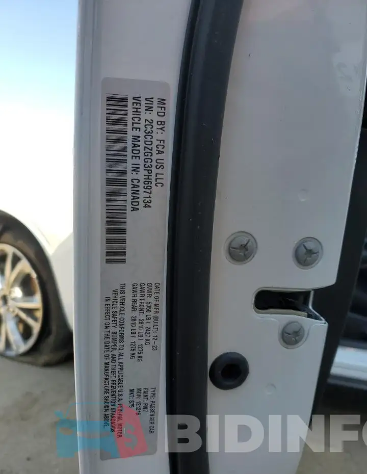 2C3CDZGG3PH697134 Photo# 12