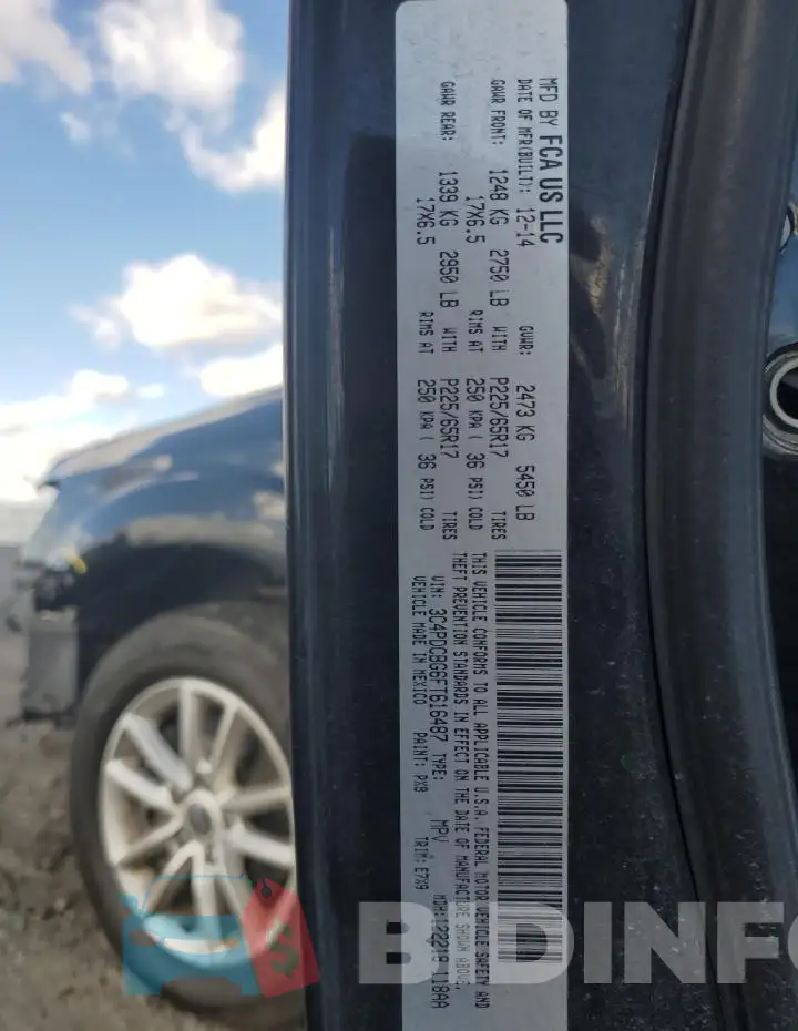 3C4PDCBG6FT616487 Photo# 14