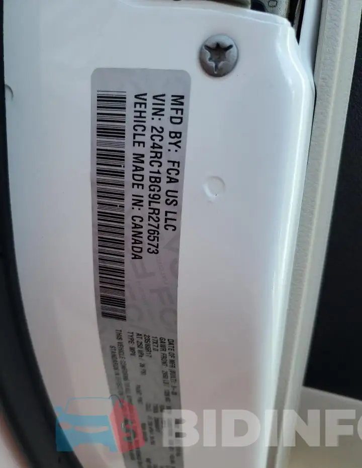 2C4RC1BG9LR276573 Photo# 14