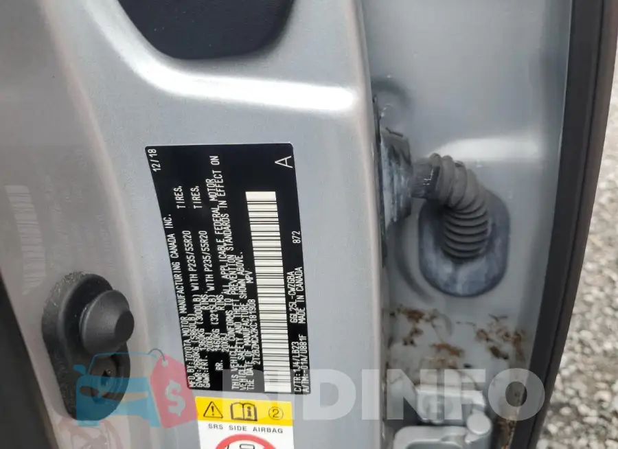 2T2BZMCA2KC181908 Photo# 13