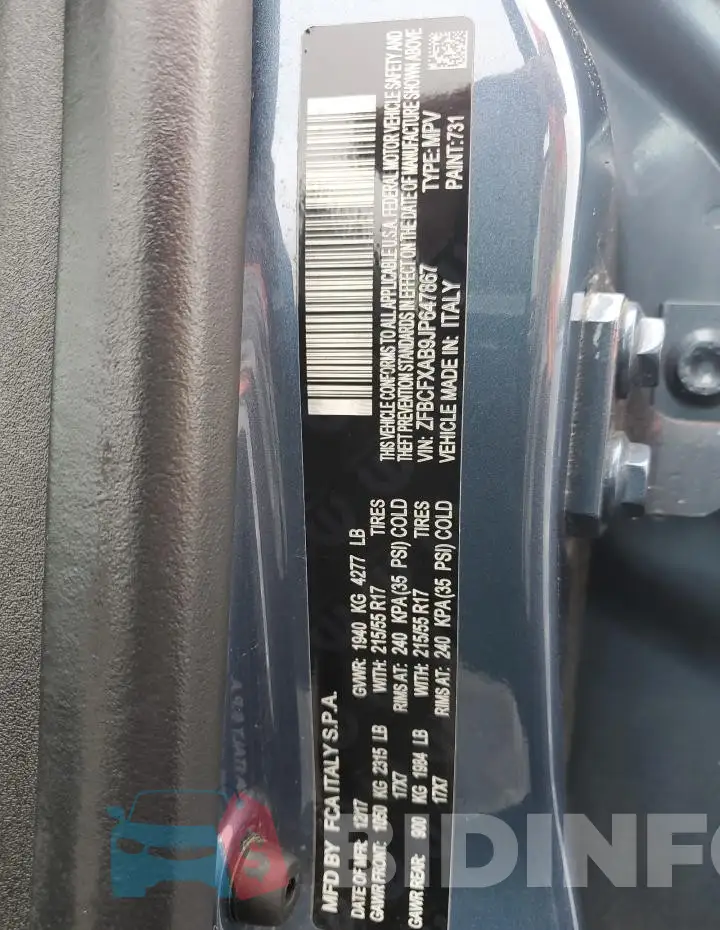 ZFBCFXAB9JP647867 Photo# 12