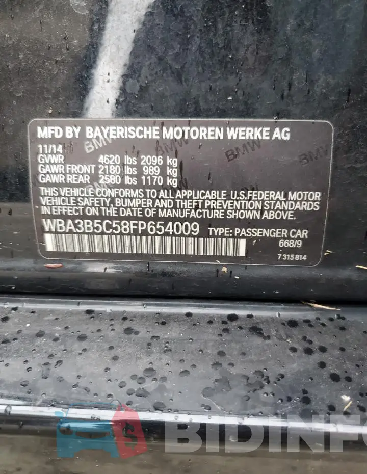 WBA3B5C58FP654009 Photo# 12
