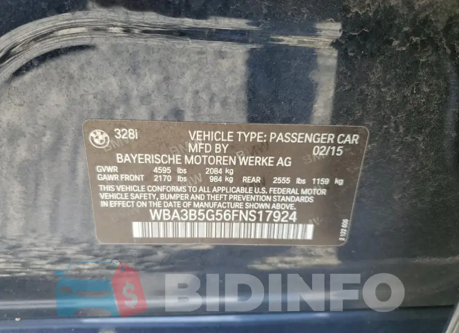 WBA3B5G56FNS17924 Photo# 12