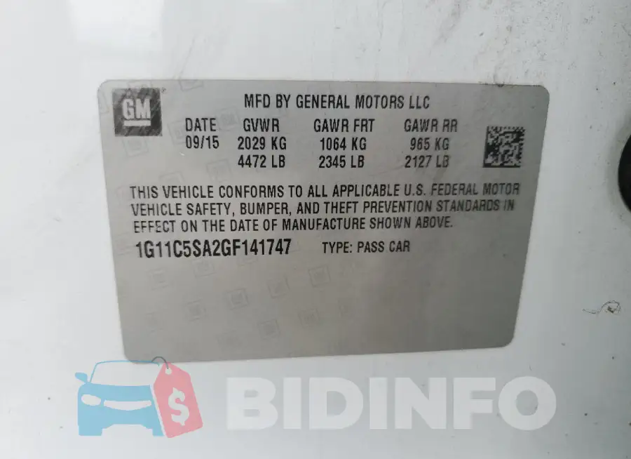 1G11C5SA2GF141747 Photo# 12