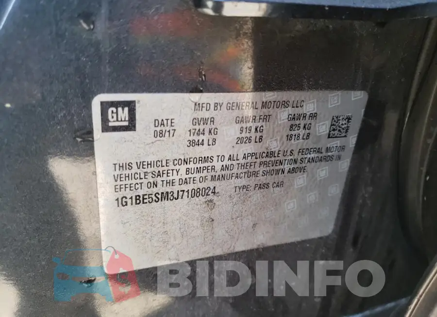 1G1BE5SM3J7108024 Photo# 13