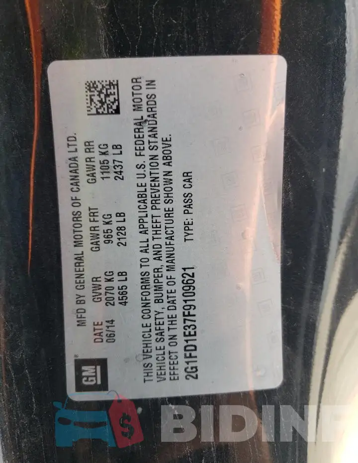 2G1FD1E37F9109621 Photo# 12
