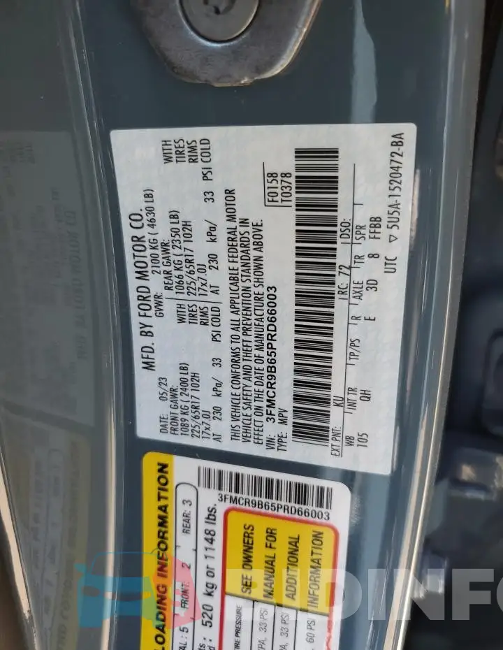 3FMCR9B65PRD66003 Photo# 14