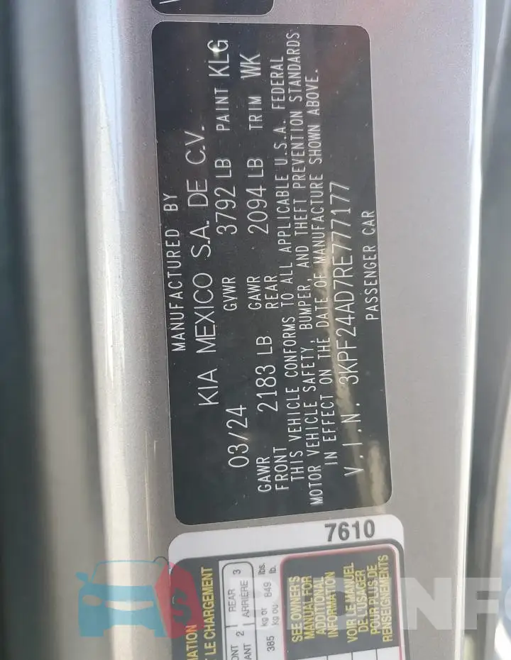 3KPF24AD7RE777177 Photo# 12