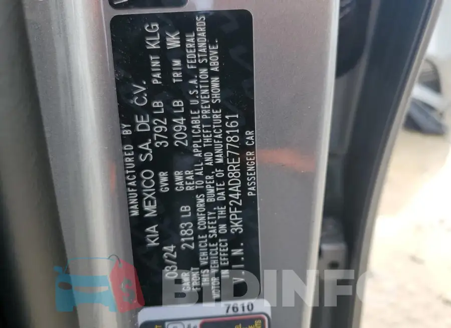 3KPF24AD8RE778161 Photo# 12