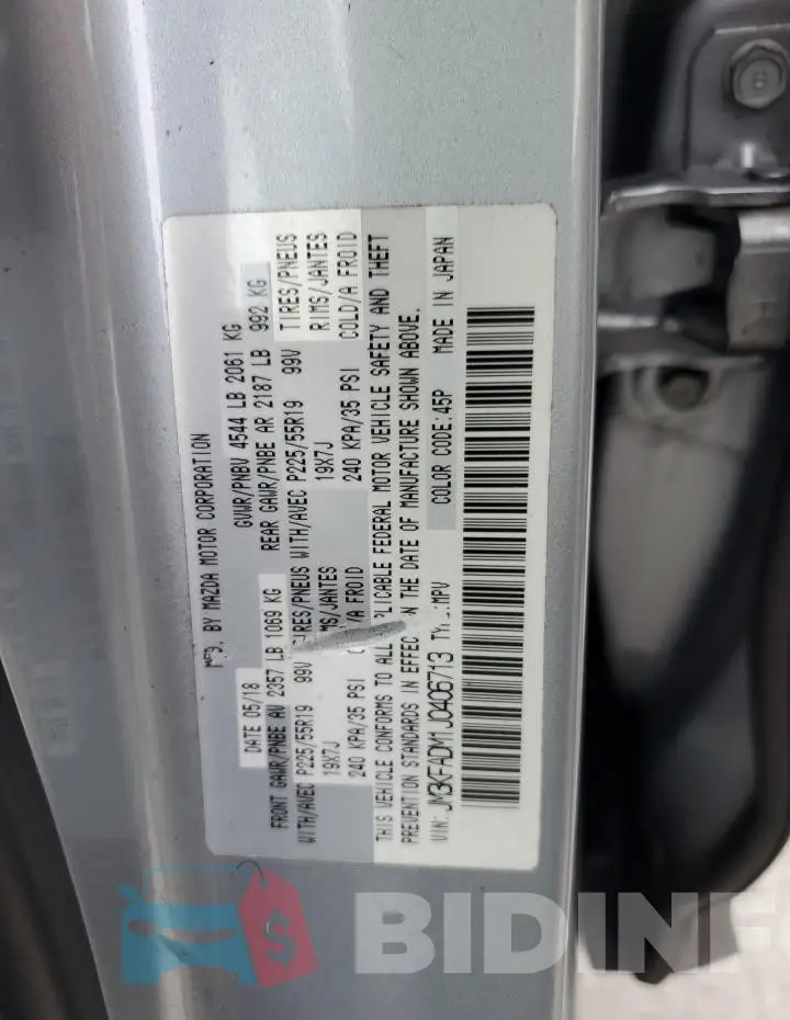 JM3KFADM1J0406713 Photo# 13