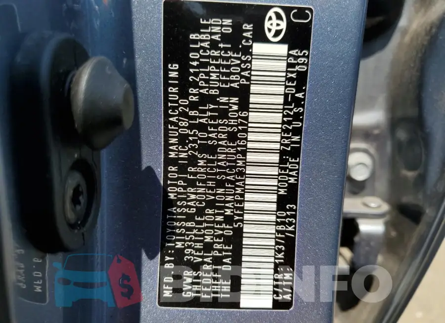 5YFEPMAE3MP160176 Photo# 12