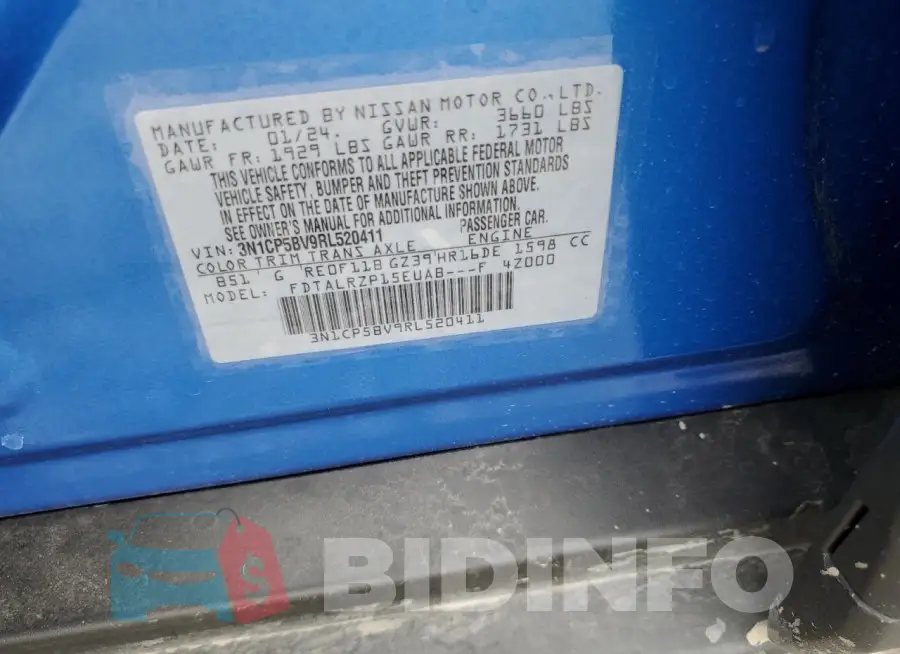 3N1CP5BV9RL520411 Photo# 13