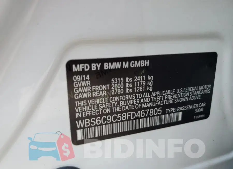 WBS6C9C58FD467805 Photo# 12