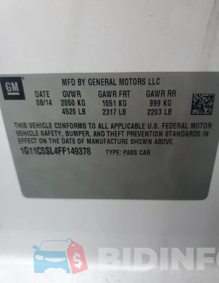 1G11C5SL4FF149378 Photo# 12