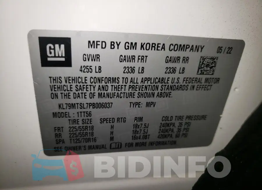 KL79MTSL7PB006037 Photo# 12