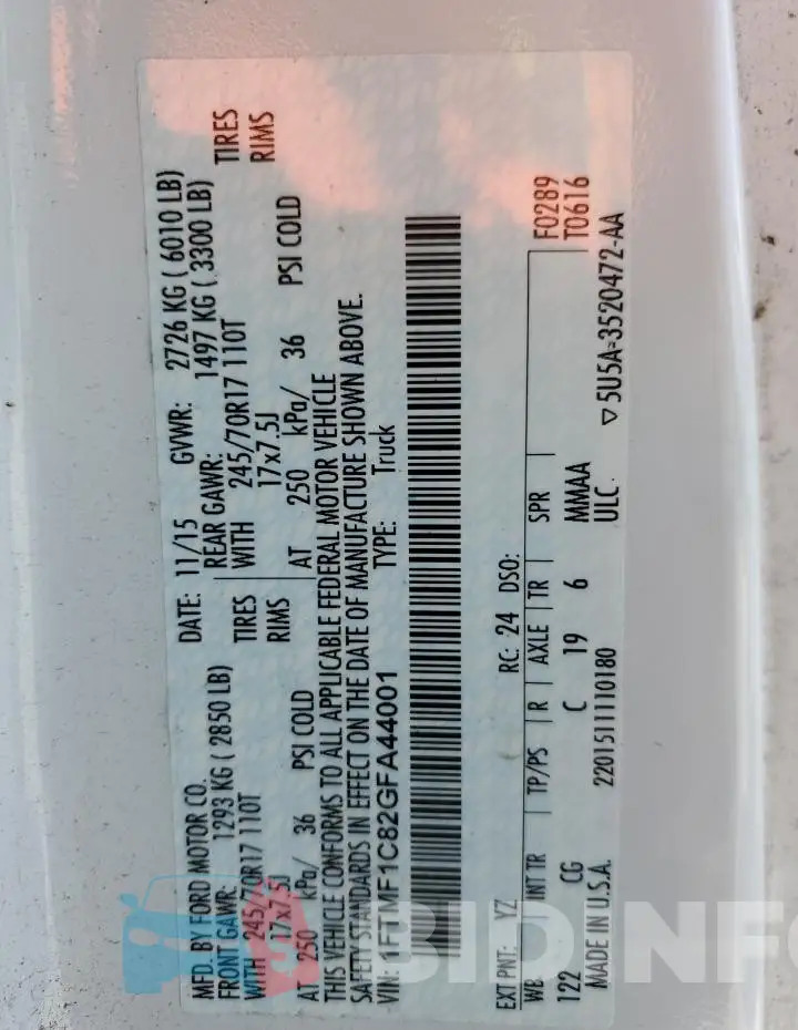 1FTMF1C82GFA44001 Photo# 12