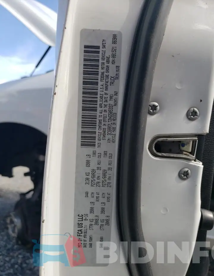 3C6RR7LT2HG505337 Photo# 12