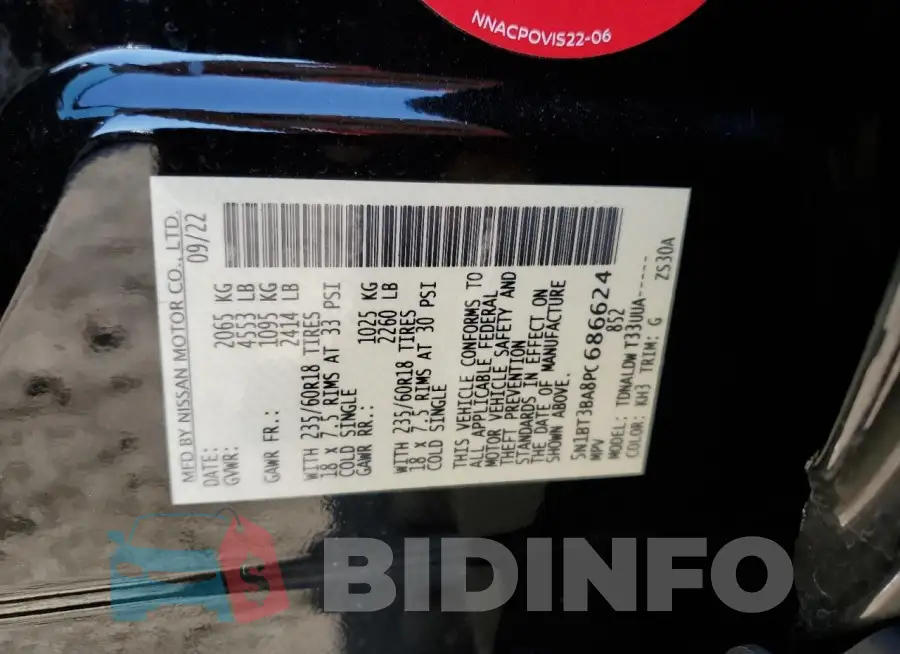 5N1BT3BA8PC686624 Photo# 13
