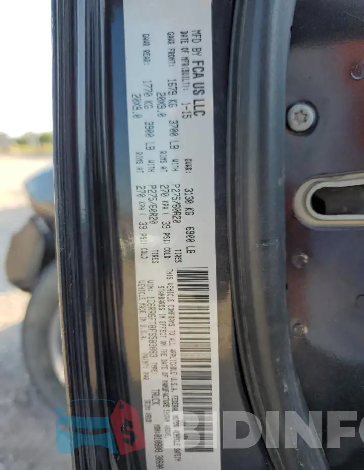 1C6RR6FT8FS583083 Photo# 13