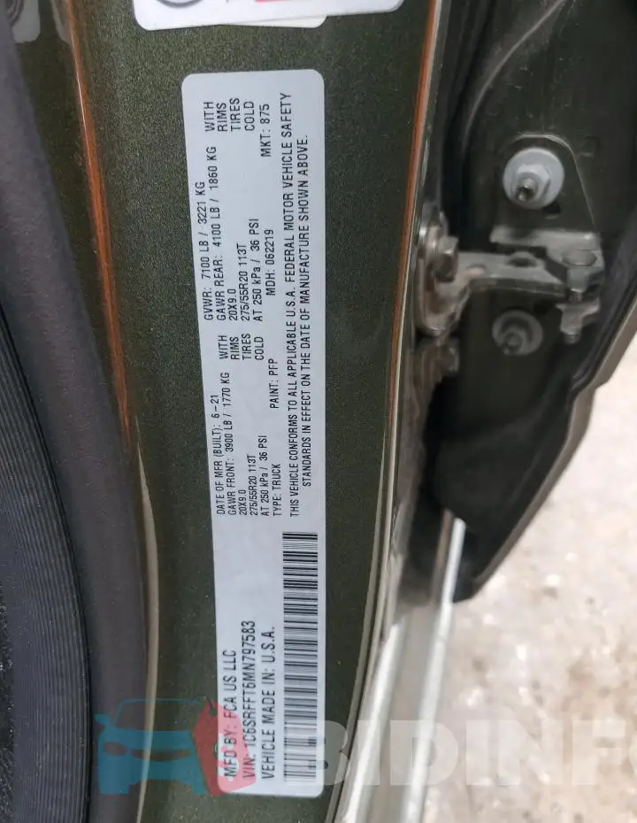 1C6SRFFT6MN797583 Photo# 12
