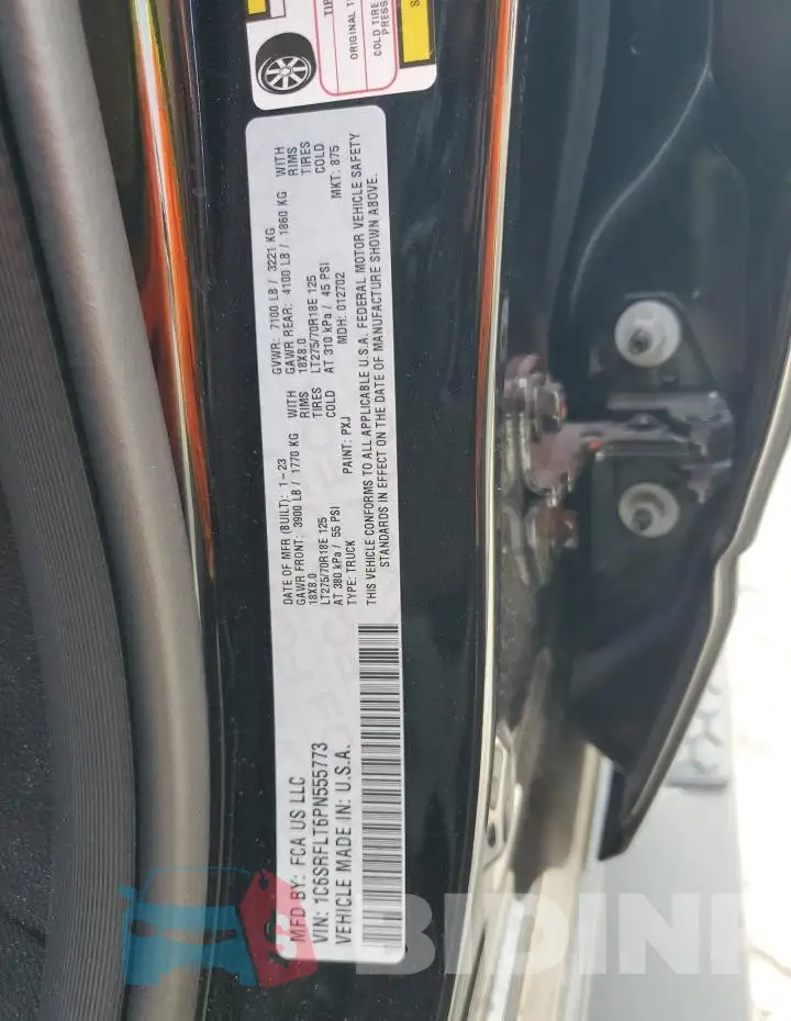 1C6SRFLT6PN555773 Photo# 13