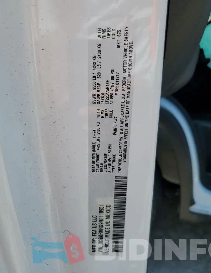 3C6MRVRG9RE110951 Photo# 13