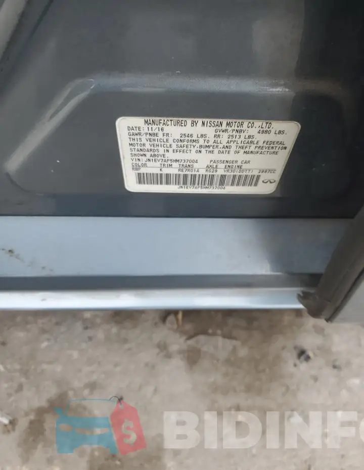JN1EV7AP5HM737004 Photo# 12