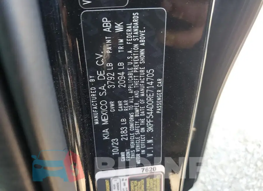 3KPF54AD0RE714705 Photo# 12