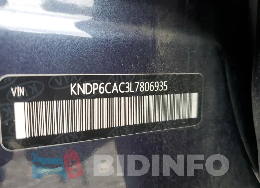 KNDP6CAC3L7806935 Photo# 13