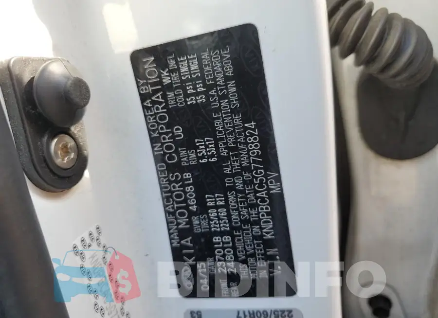 KNDPBCAC5G7798824 Photo# 13