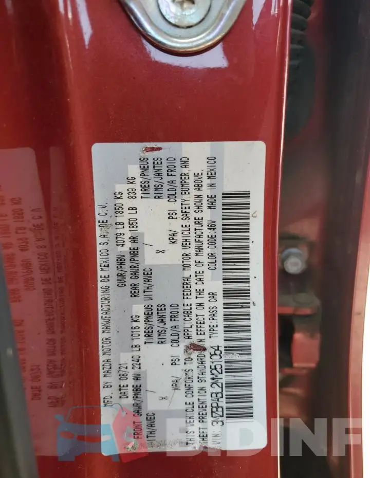 3MZBPABL2MM251054 Photo# 12