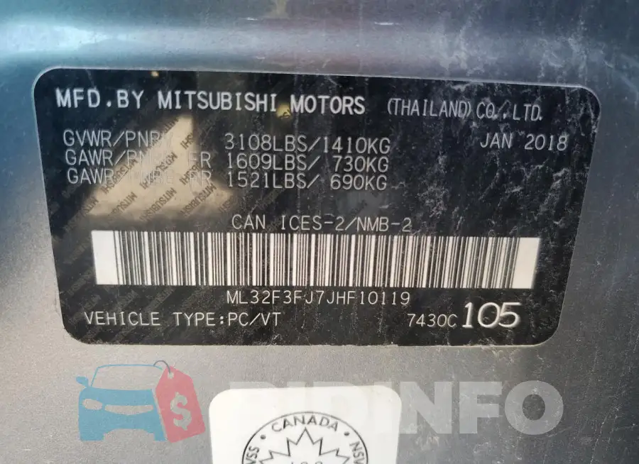 ML32F3FJ7JHF10119 Photo# 13