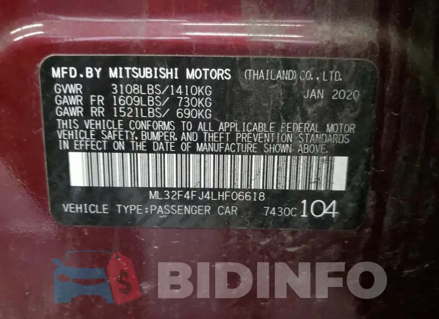 ML32F4FJ4LHF06618 Photo# 13