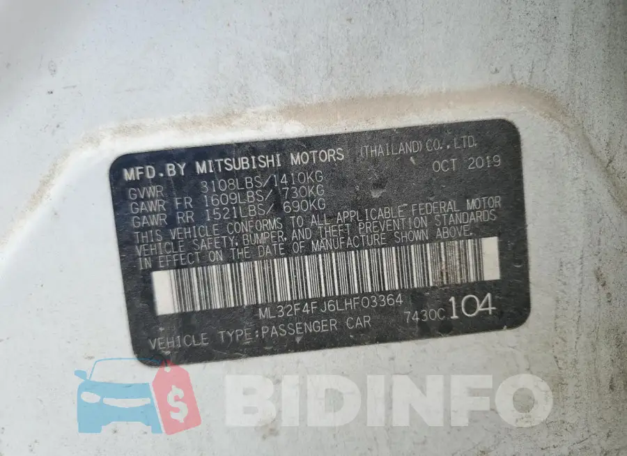 ML32F4FJ6LHF03364 Photo# 13